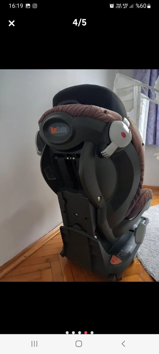 Kahverengi Çocuk Oto Koltuğu - Görsel 4