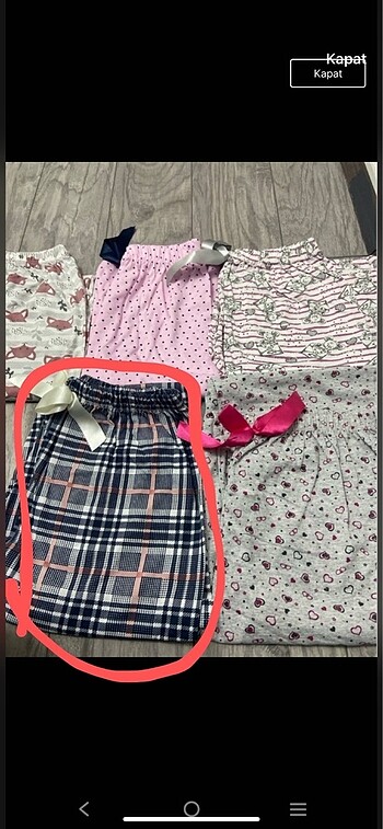 Bayan pijama altı