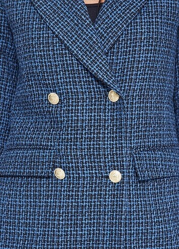 36 Beden mavi Renk Trendyol mavi indigo blazer 36 beden ceket