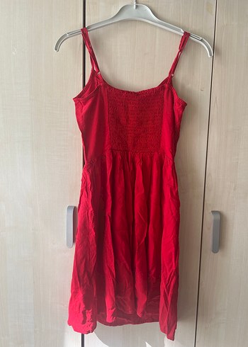 xs Beden kırmızı Renk H&M Askılı elbise