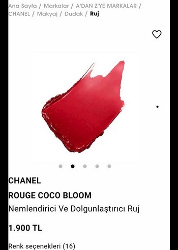 Chanel Chanel Rouge Coco Bloom 140 alive ruj