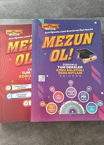 Açık öğretim lisesi konu anlatım, test