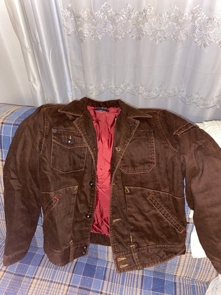 Düğmeli Kahverengi Ceket - Görsel 2