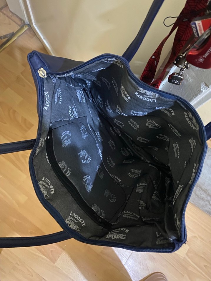 Lacoste Lacivert Kadın Fermuarlı Çanta - Görsel 3