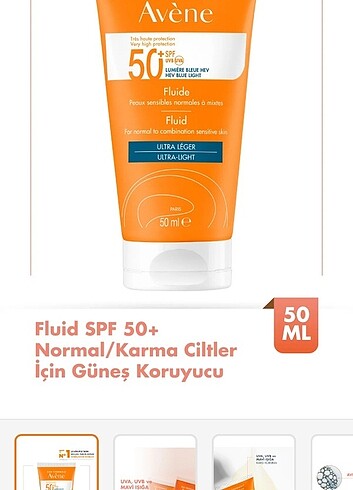 Avene güneş kremi