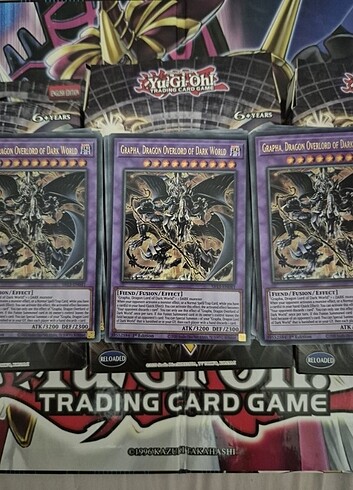 Yugioh Dark World Structure Deck 3x + sleeve