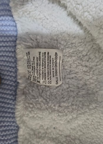 Düğmeli Mavi Bebek Battaniyesi - Görsel 6