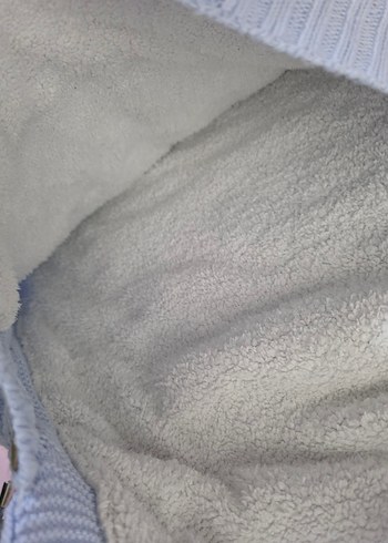 Düğmeli Mavi Bebek Battaniyesi - Görsel 5