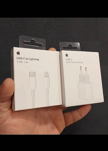 Ürünlerimiz sıfırdır ve orjinal apple şarj aleti