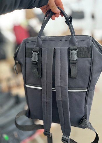 Siyah Baskılı Bebek Çantası - Görsel 7