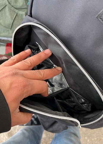 Siyah Baskılı Bebek Çantası - Görsel 10