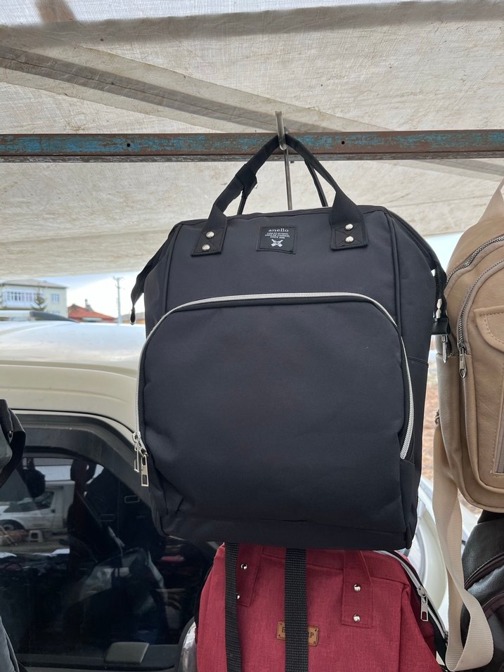 Siyah Baskılı Bebek Çantası - Görsel 2