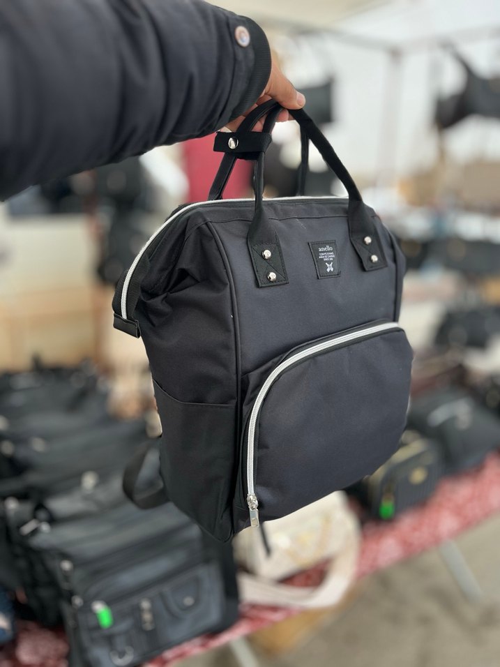 Siyah Baskılı Bebek Çantası - Görsel 4