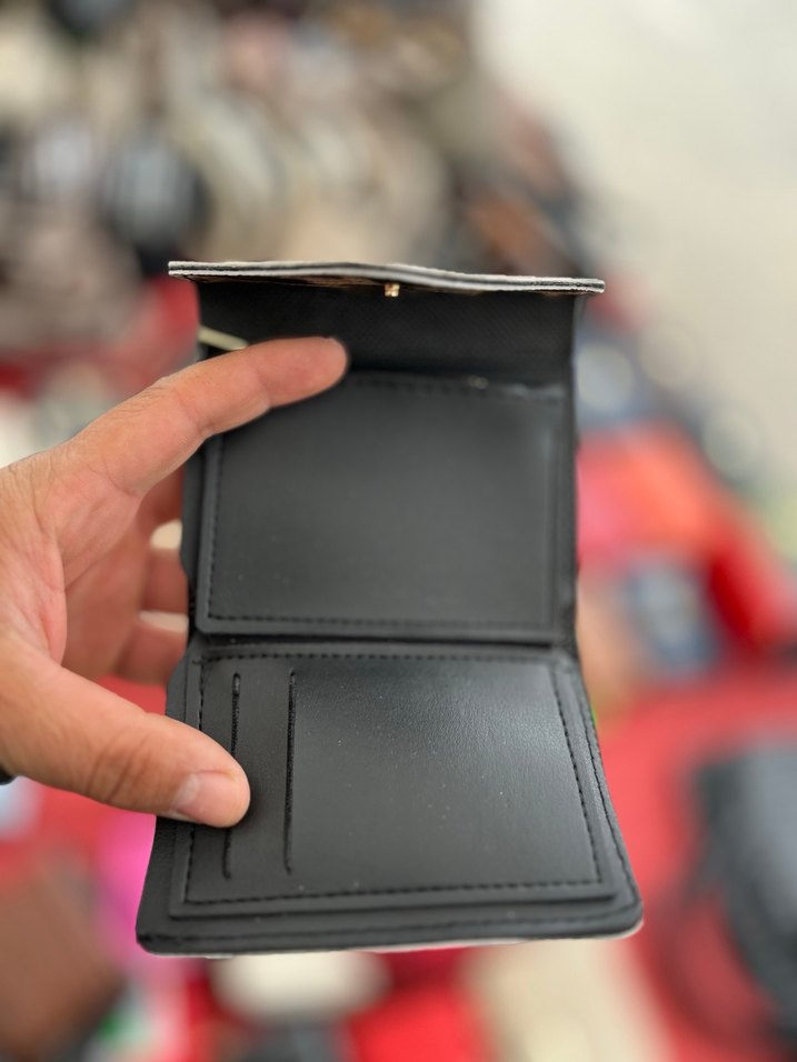 Kahverengi Leopar Desenli Kadın Deri Cüzdan - Görsel 5