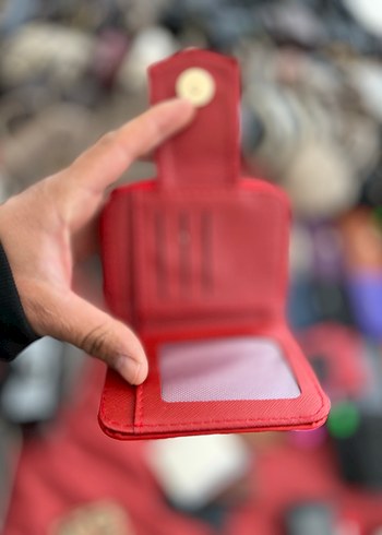 Kırmızı Deri Fermuarlı Kadın Cüzdan - Görsel 7