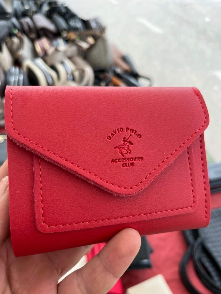 Fermuarlı Kırmızı Deri Kadın Cüzdanı - Görsel 2