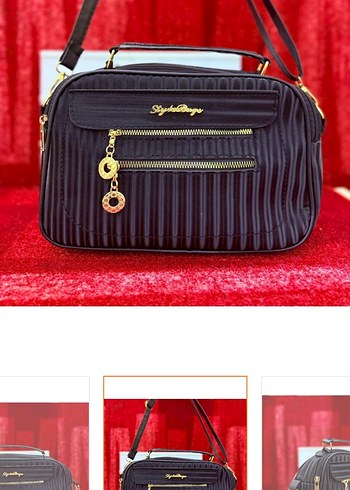 Nakışlı Siyah Kadın El Çantası - Görsel 2