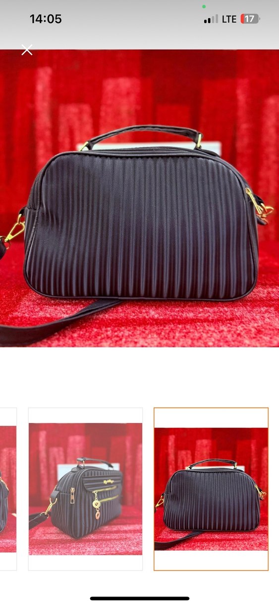 Nakışlı Siyah Kadın El Çantası - Görsel 3