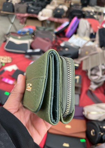 Yeşil Deri Kadın Cüzdanı - Görsel 3