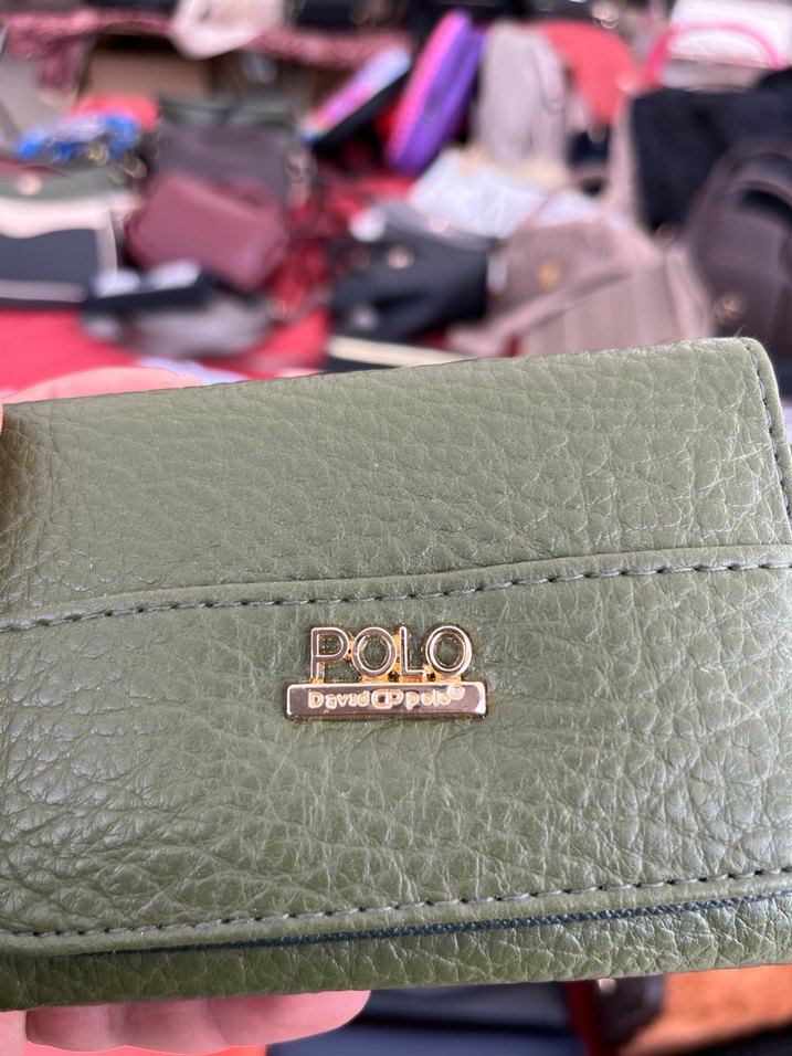 Yeşil Deri Kadın Cüzdanı - Görsel 2