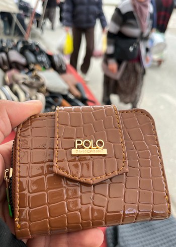 Kahverengi Deri Fermuarlı Kadın Cüzdanı - Görsel 5