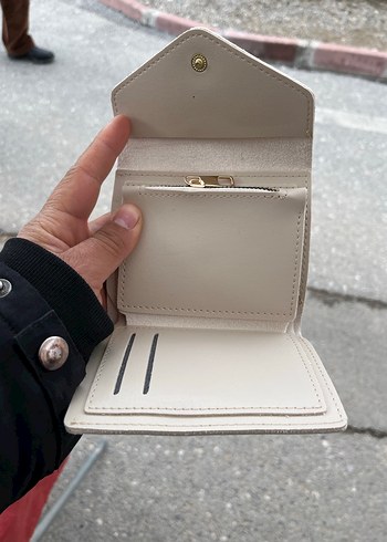 Bej Deri Kadın Cüzdanı - David Polo - Görsel 3
