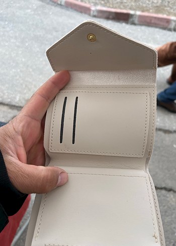 Bej Deri Kadın Cüzdanı - David Polo - Görsel 4