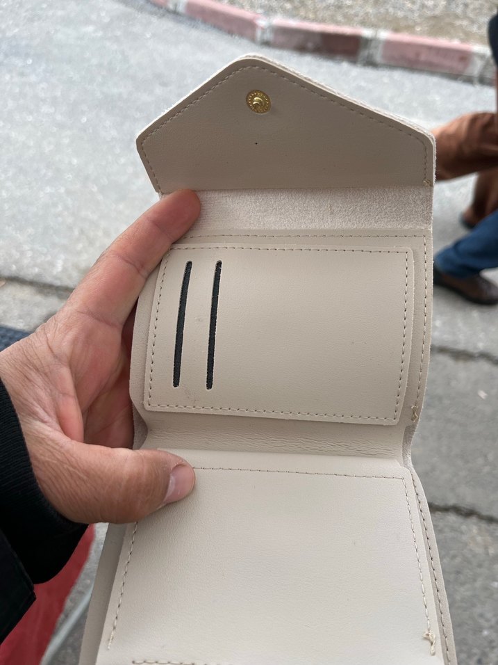 Bej Deri Kadın Cüzdanı - David Polo - Görsel 4