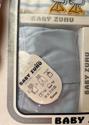 Bebek Erkek Mavi Baskılı Uzun Kollu Hastane Kıyafeti - Görsel 2