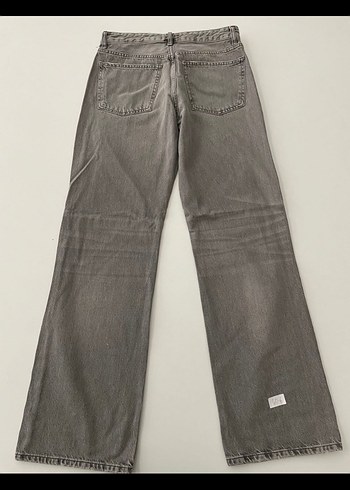 40 Beden gri Renk Gri Kadın Denim Pantolon