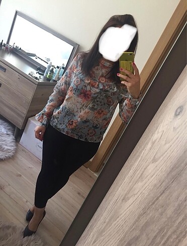 m Beden çeşitli Renk Şifon bluz