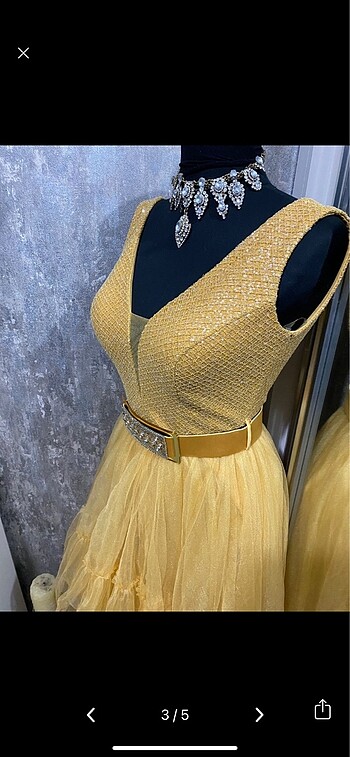 Abiye mezuniyet elbise - Görsel 3