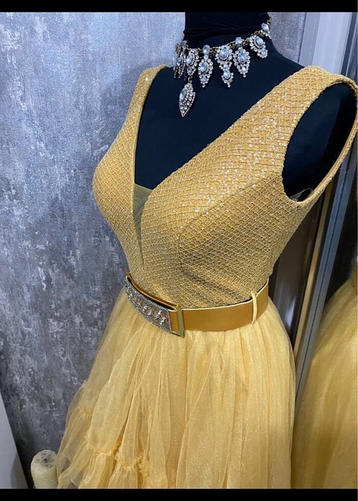 Abiye mezuniyet elbise - Görsel 3