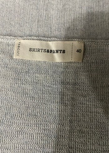 Yargıcı triko etek - Görsel 5