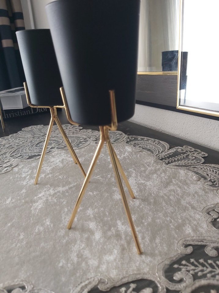 gold ayaklı mumluk - Görsel 4