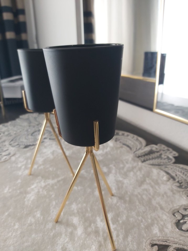 gold ayaklı mumluk - Görsel 3