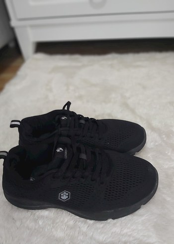 Siyah Bağcıklı Kadın Spor Ayakkabı - Görsel 4