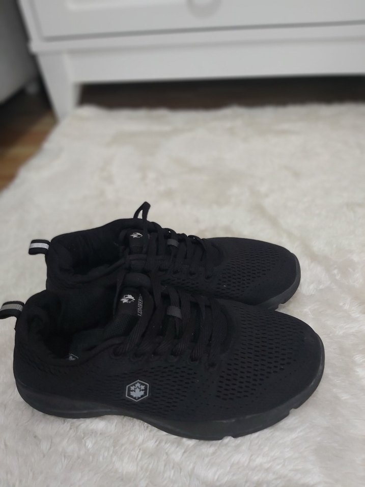 Siyah Bağcıklı Kadın Spor Ayakkabı - Görsel 4