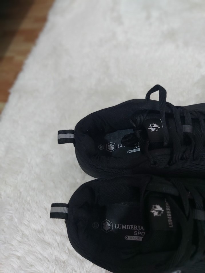 Siyah Bağcıklı Kadın Spor Ayakkabı - Görsel 2