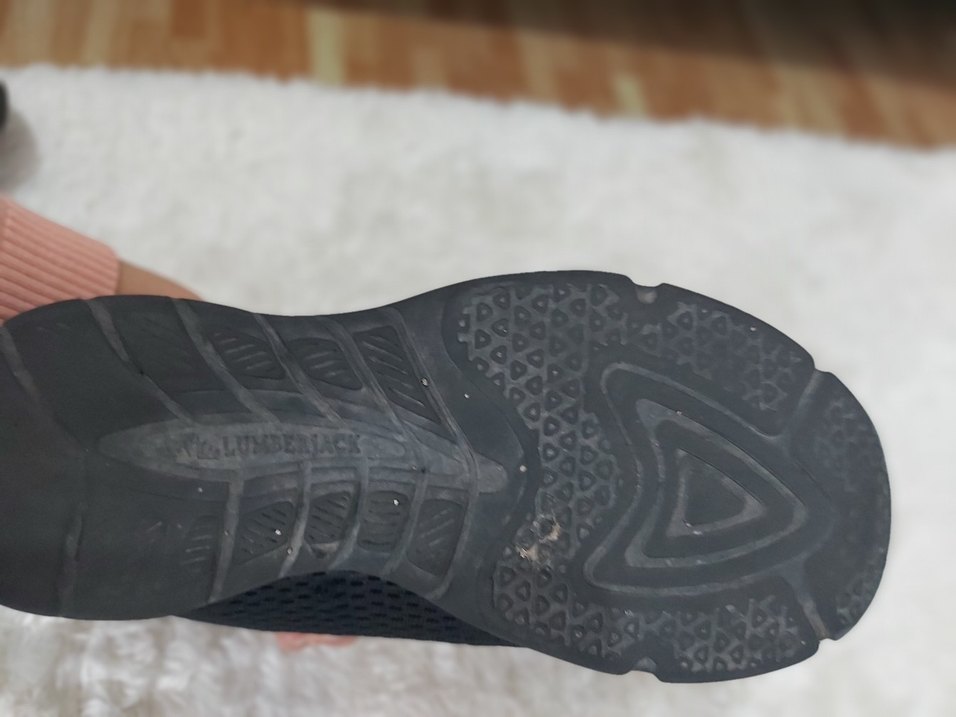 Siyah Bağcıklı Kadın Spor Ayakkabı - Görsel 3