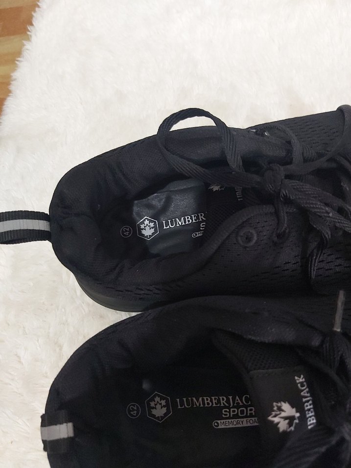 Siyah Bağcıklı erkek Spor Ayakkabı - Görsel 2