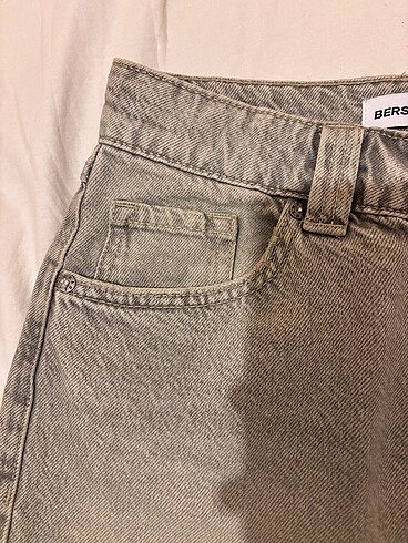 xs Beden Mini gri jean etek