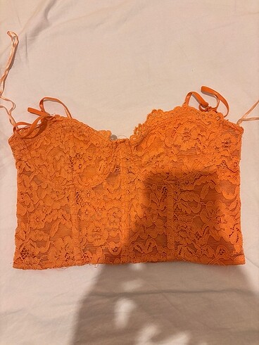 Zara dantel crop