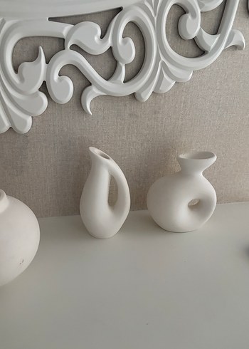 Beşli dekoratif obje, vazo - Görsel 2