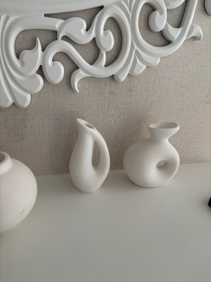 Beşli dekoratif obje, vazo - Görsel 2