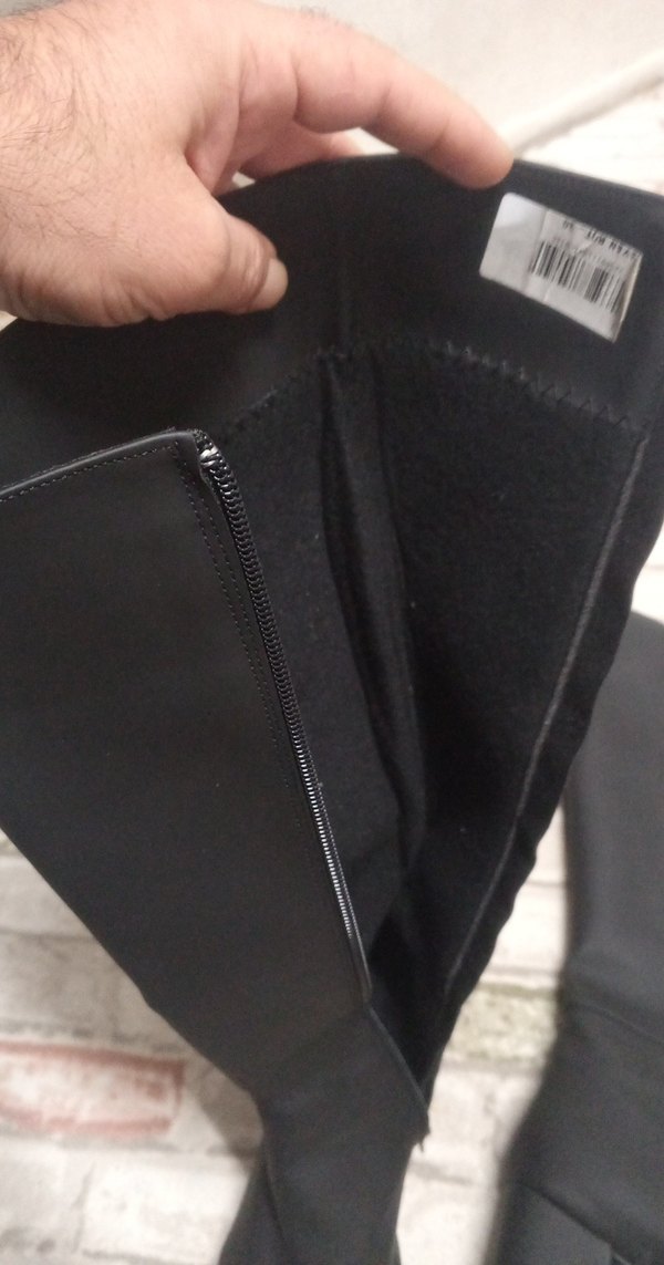 Kadın Siyah Topuklu Dizüstü Bot - Görsel 2