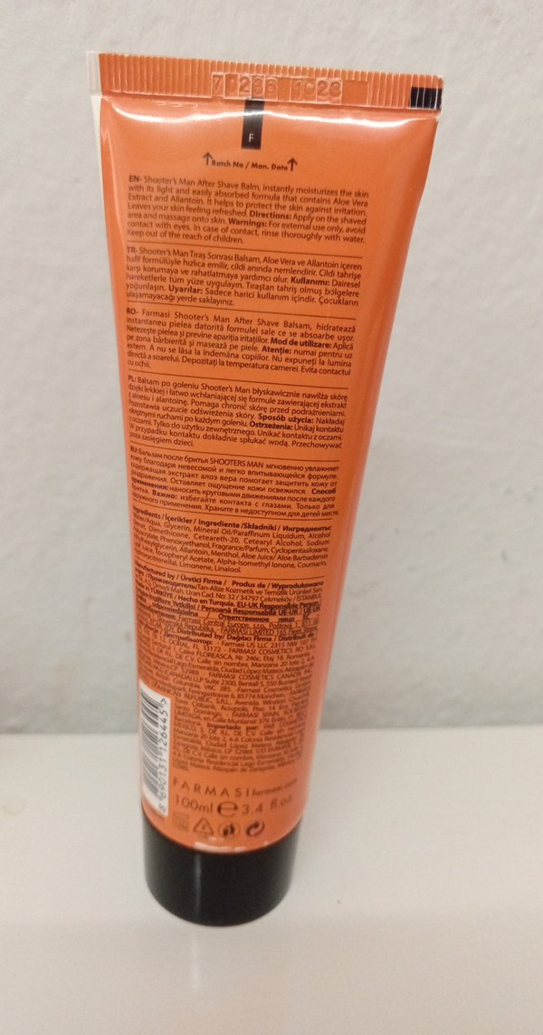 #Farmasi Shooter Man Tıraş Sonrası Losyon 100 ml - Görsel 2