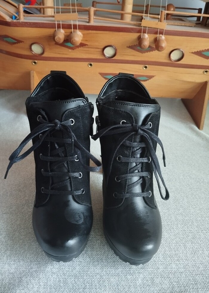 9 cm topuklu bot - Görsel 2