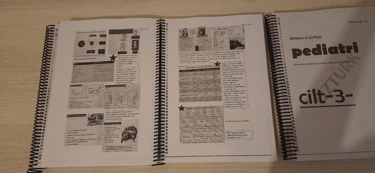 Pediatri - 3 cilt Hacettepe tıp dönem 4 notları, Türkçe - Görsel 5