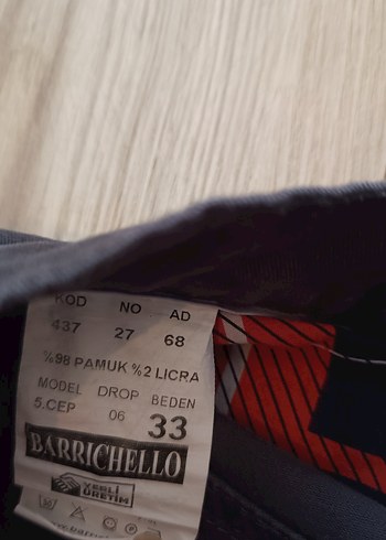 33 Beden gri Renk Gri Regular Fit Denim Erkek Pantolon